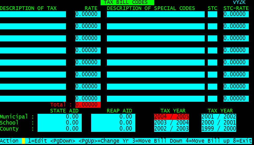 Print Tax Bills – Municipal Software Inc.