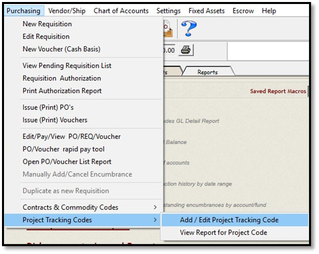 Working With Projects – Municipal Software Inc.